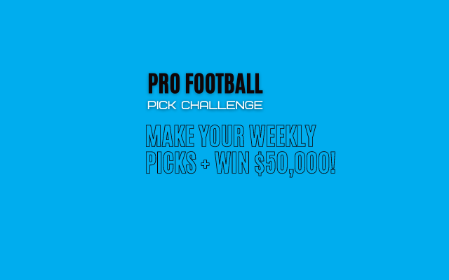 Make Your Weekly Football Picks + Win $50,000!