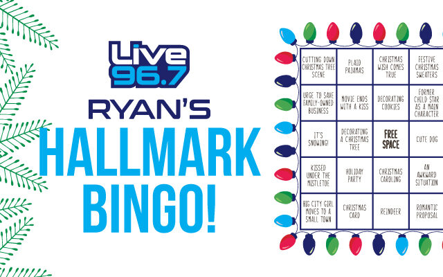 Play Ryan’s Hallmark Movie Bingo This Season