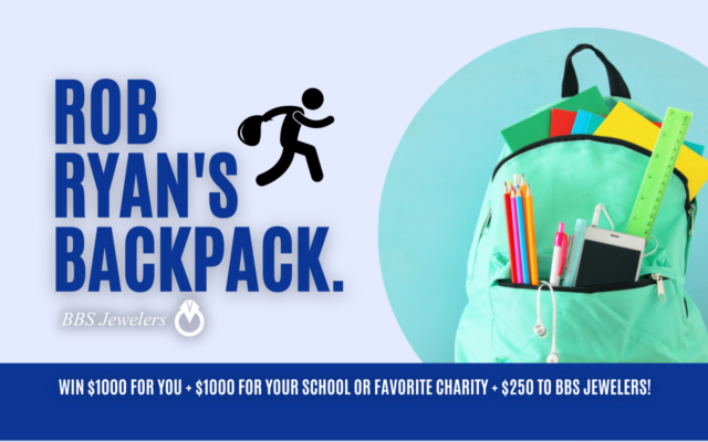 Rob Ryan’s Backpack + Win Money and Jewelry for Back to School!